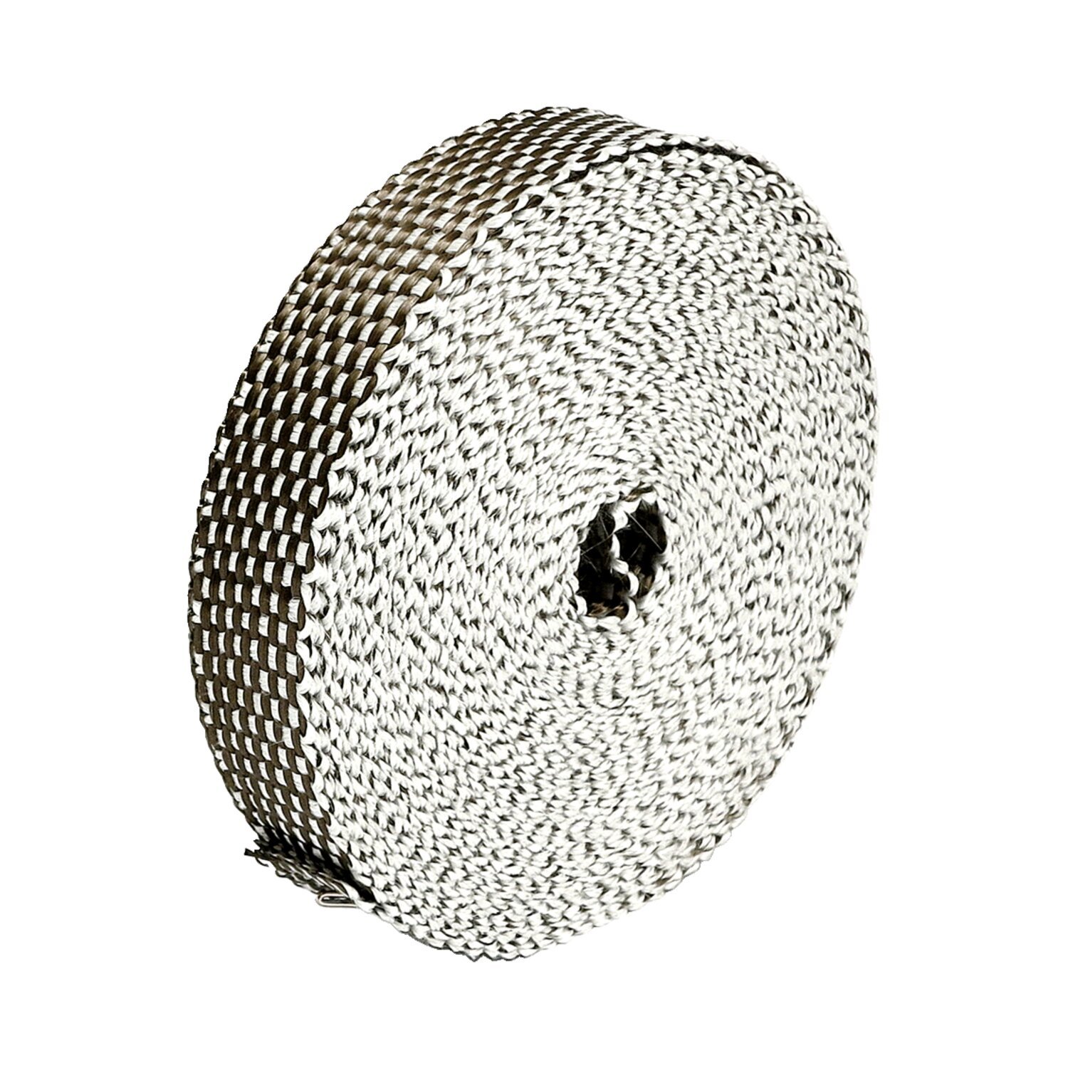Thermo-Tec, exhaust insulating wrap. 1" wide. Platinum, Silver