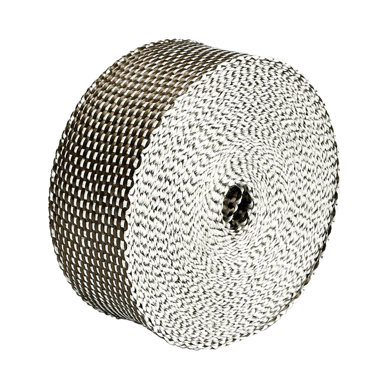 Thermo-Tec, exhaust insulating wrap. 2" wide. Platinum, Silver
