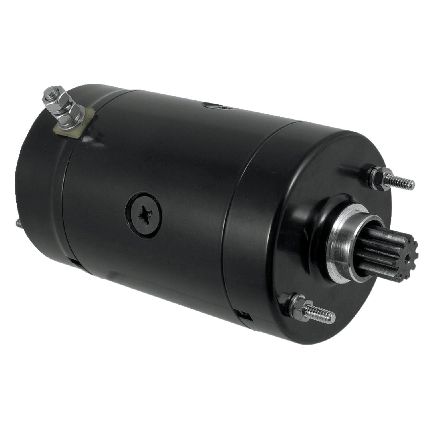 Starter motor, Hitachi style, Black