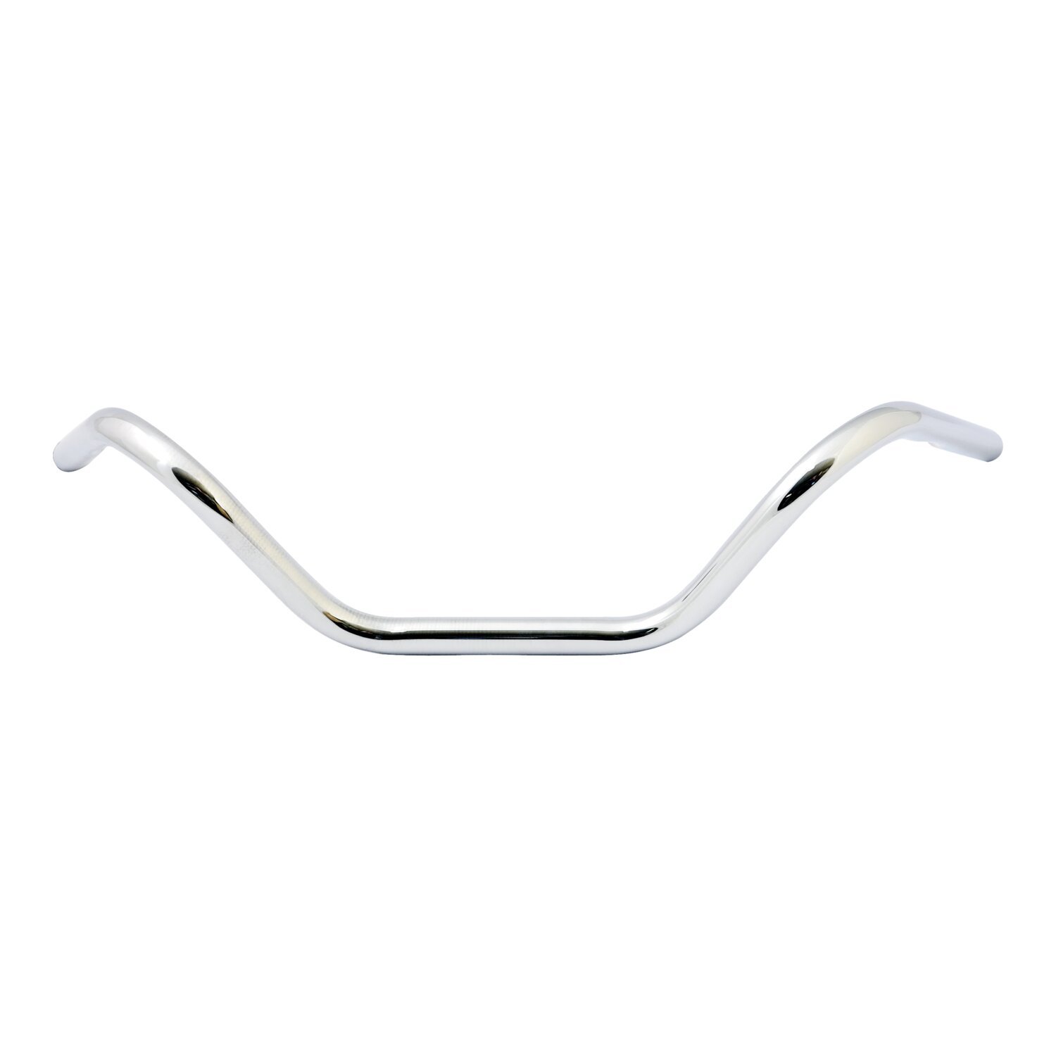 Buckhorn handlebar 1, Silver, Chrome