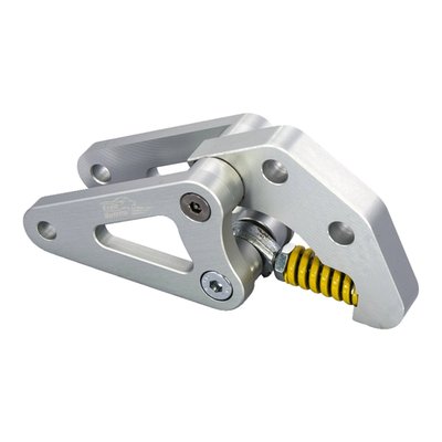 Plain finish. A too high tension, found in the stock belt tensioner, is a common cause of belt failure. This improved direct replacement belt tensioner lowers the pressure dramatically and will improve life expectancy of the belt. Also wheel and even more transmission bearings will benefit from less unnecessary load.