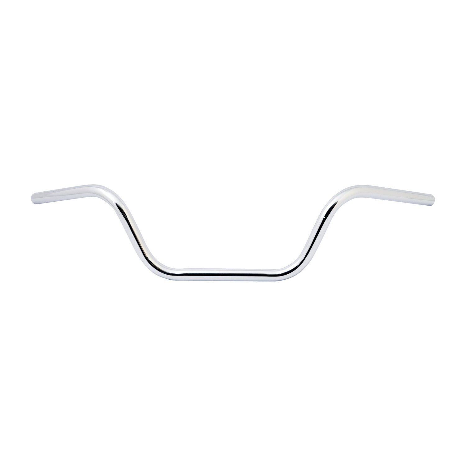 Handlebar, custom bar 1, Silver, Chrome