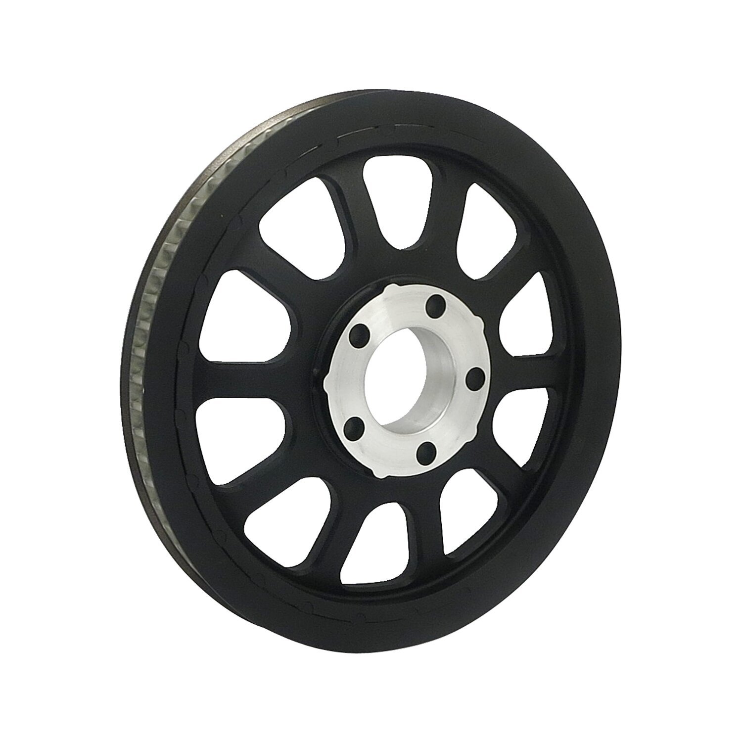 Reproduction OEM style wheel pulley 66t, 20mm belt, Black