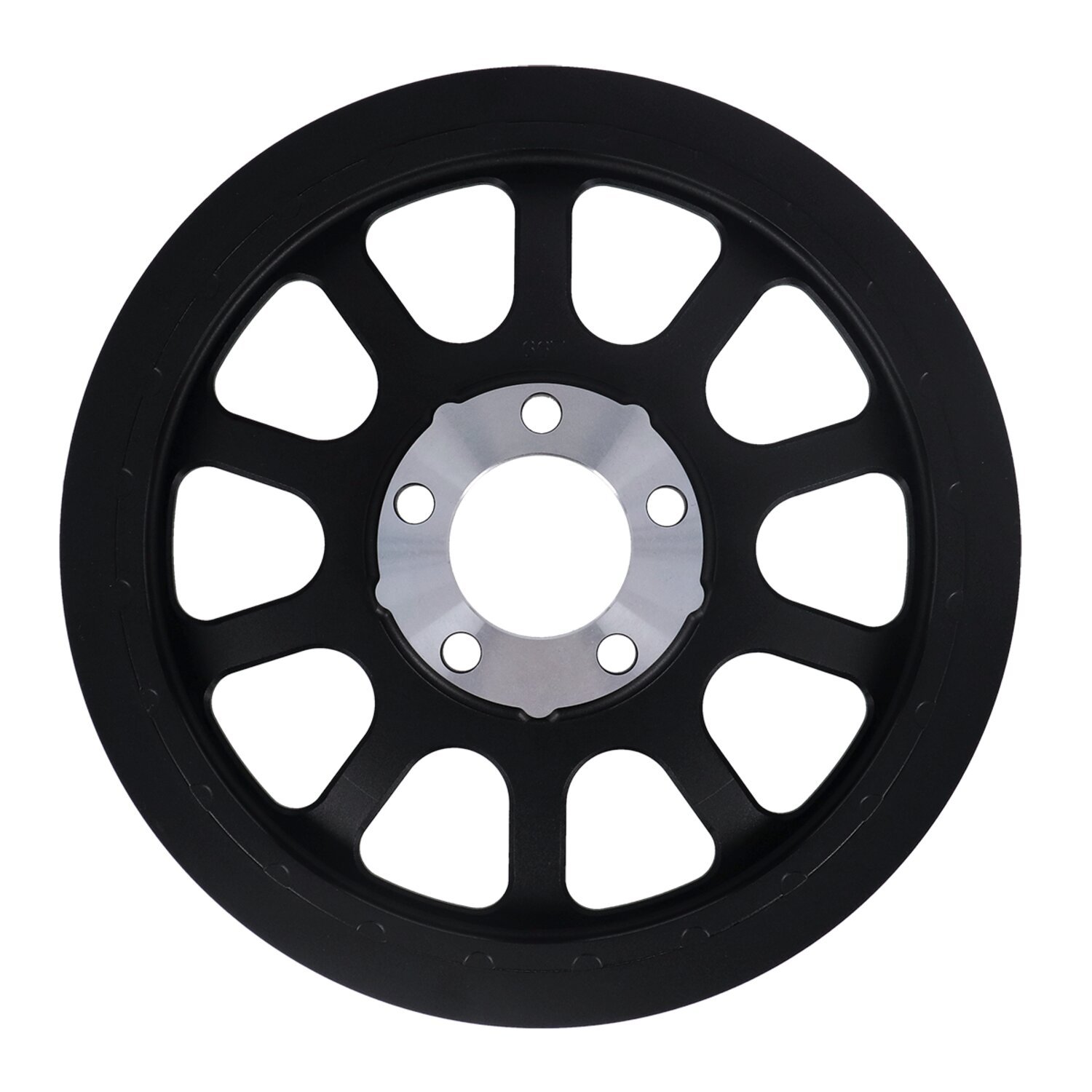 Reproduction OEM style wheel pulley, 66t, Black
