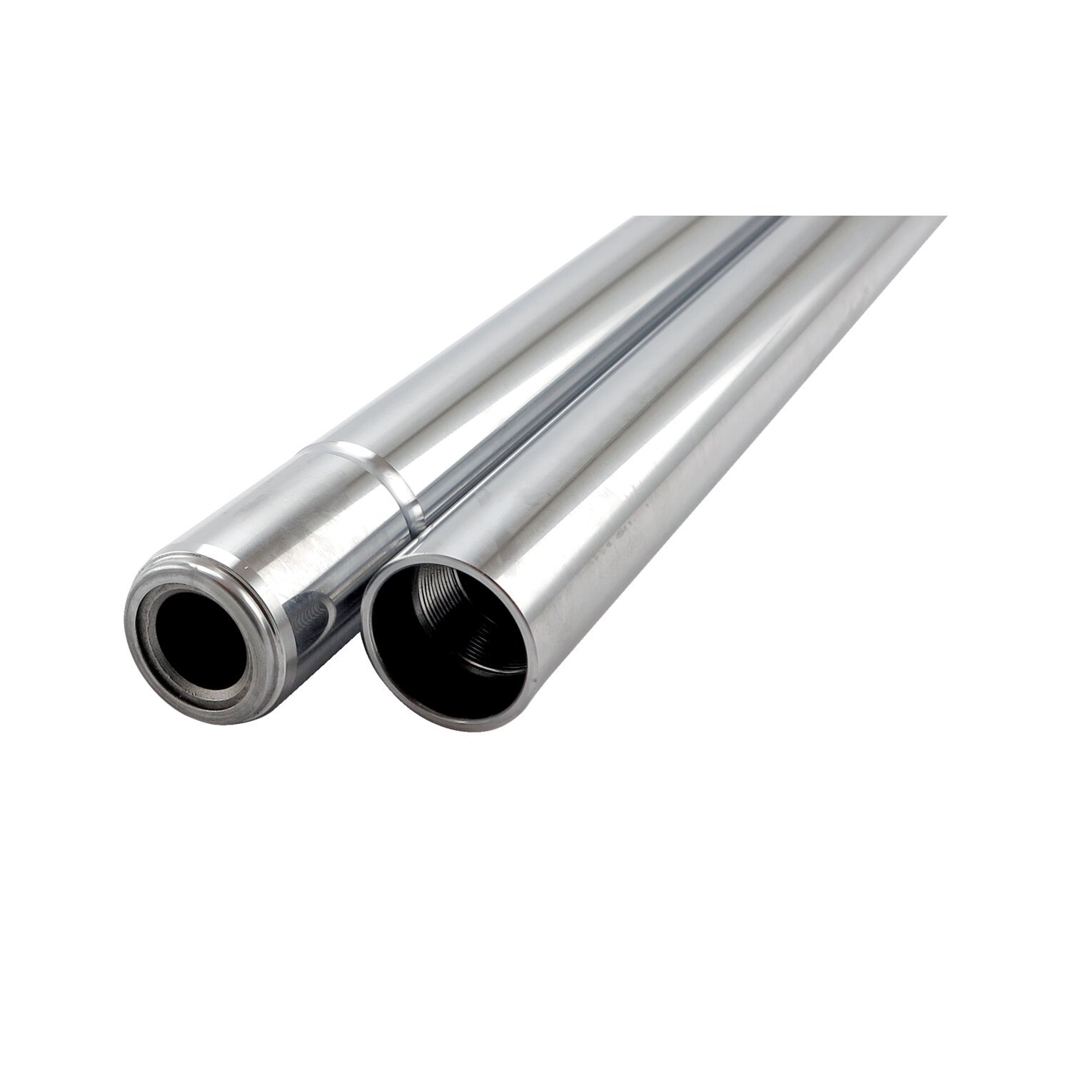 Fork tubes 41mm, 22-7/8". show, Chrome
