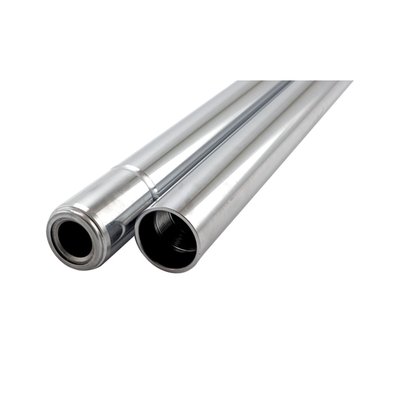 24-7/8" overall length. 
Quality imported fork tube set. 
With a Show Chrome, mirror like polished finish. 
20-7/8" is standard length for L77-84 FL models; 80-83 FLT, FLHT (45825-77A). 
24-7/8" is standard length for 80-83 FXWG models (45825-80). 