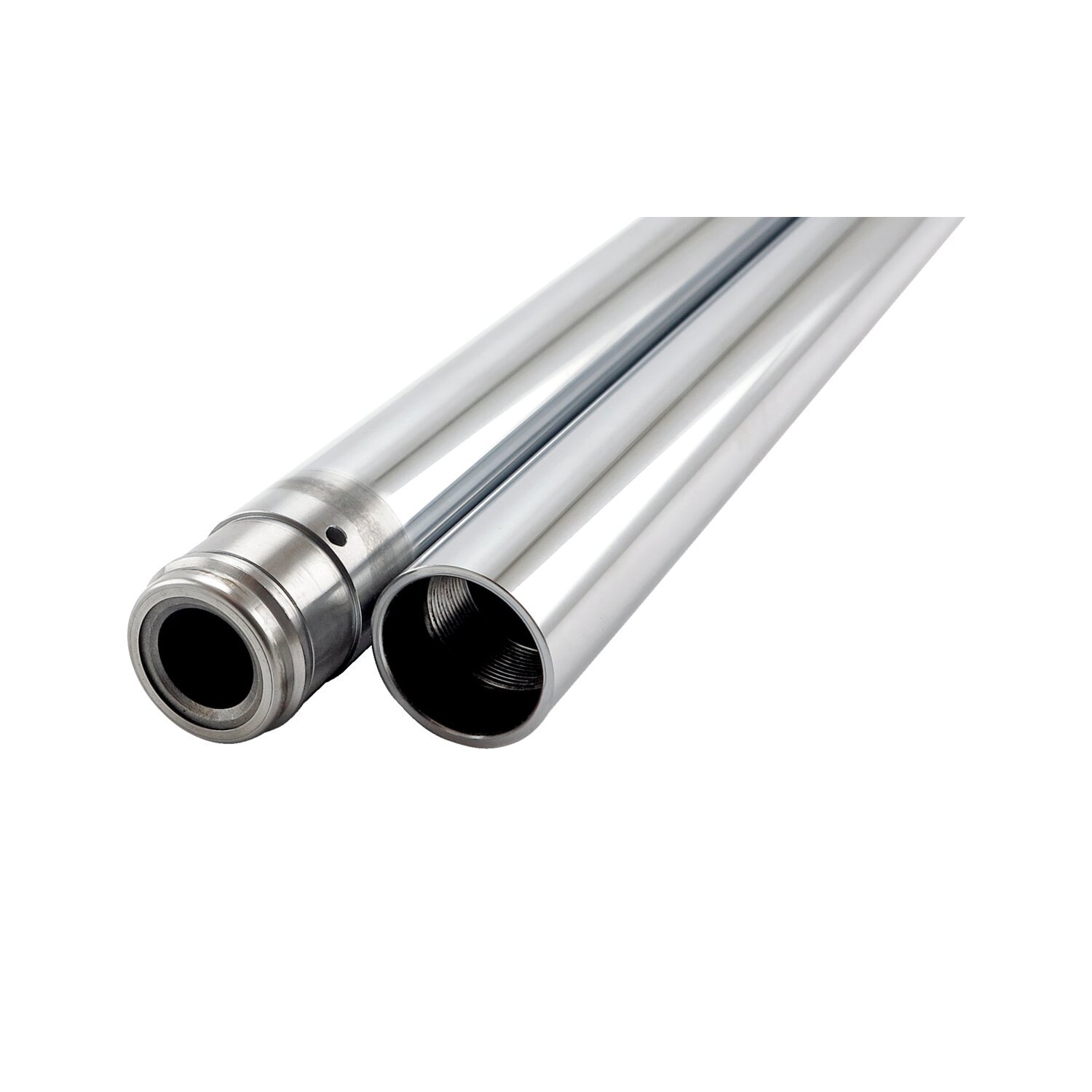 Fork tubes 41mm, 26-1/4". show, Chrome