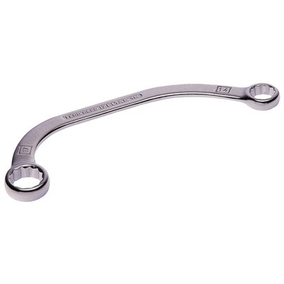 7/16" x 1/2" US sized. A quality and strong wrench. Heads are extra thin for best access and at a 15° angle. Perfect for certain applications where space is tight. Chrome vanadium.