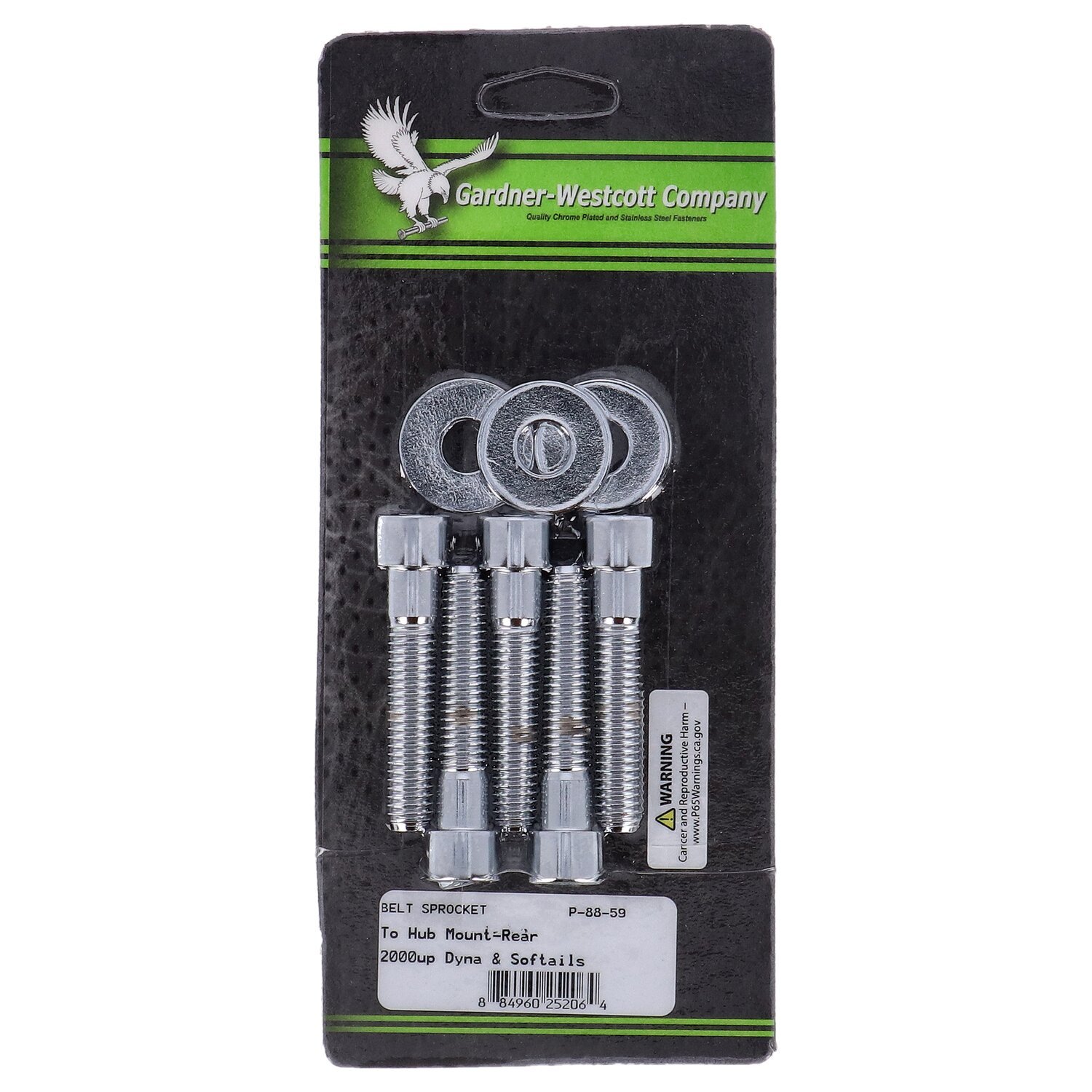 GW, rear belt pulley mount kit, allen, Silver