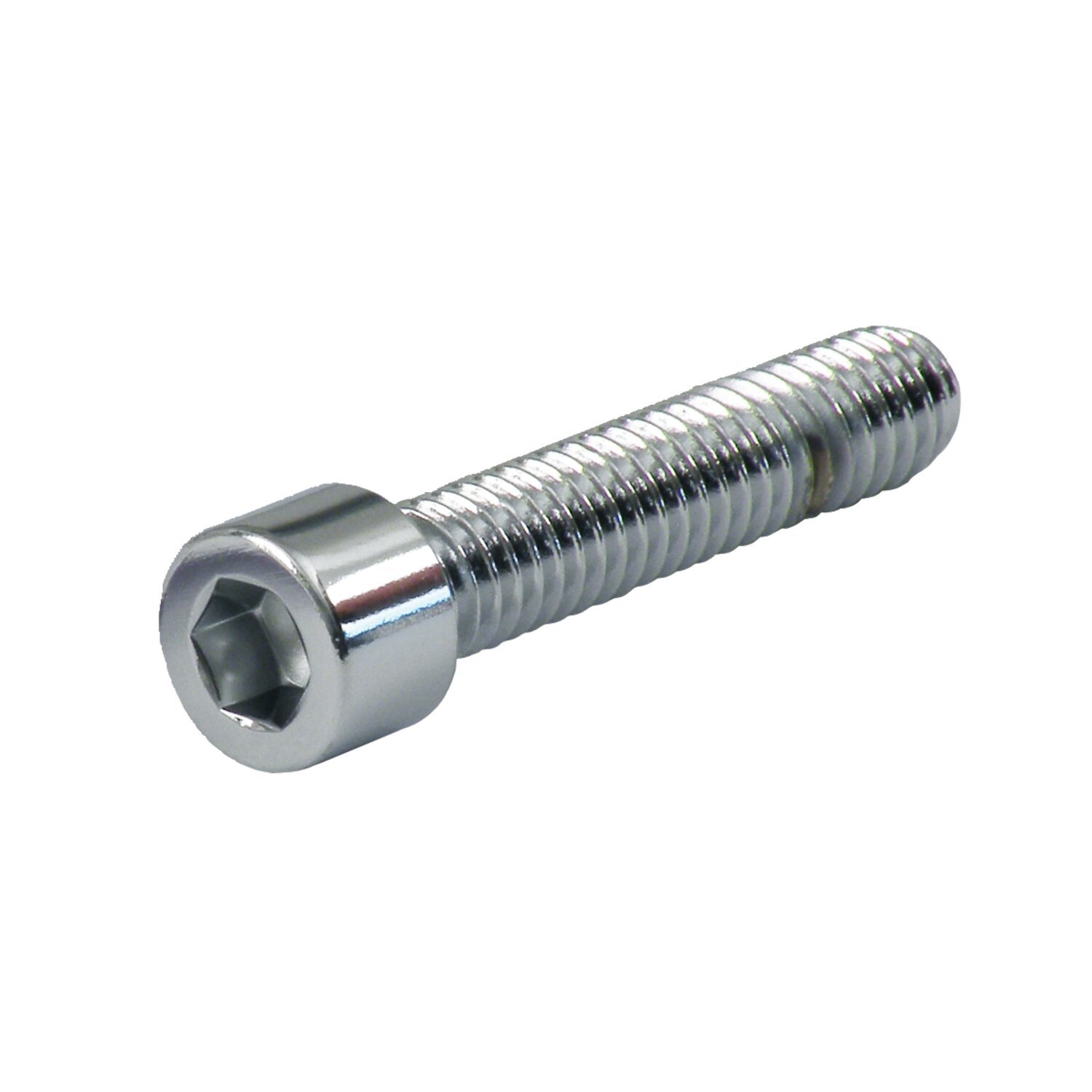 Polished allen bolt, chrome 1/2-20 x 2 1/4, Silver