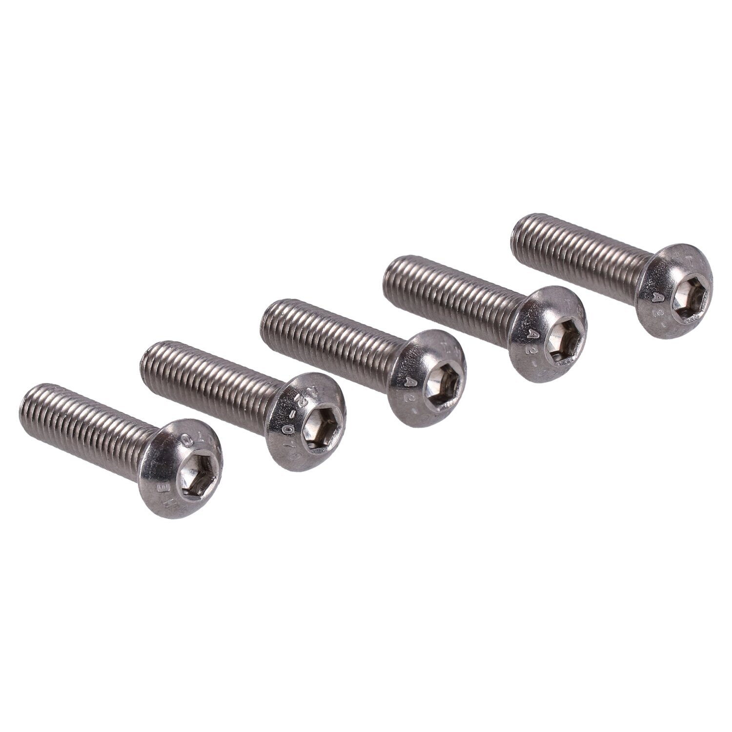 M8 x 30mm buttonhead bolt, stainless