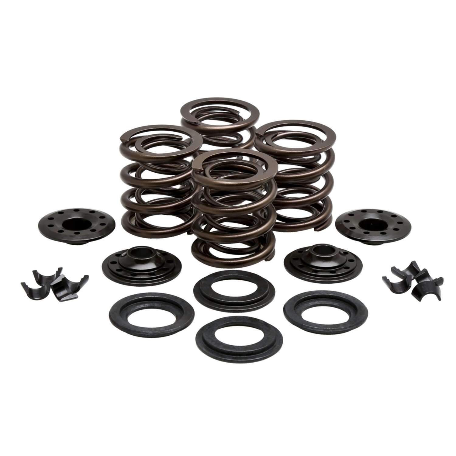 KPMI, valve spring kit. .415" lift. Steel top collars