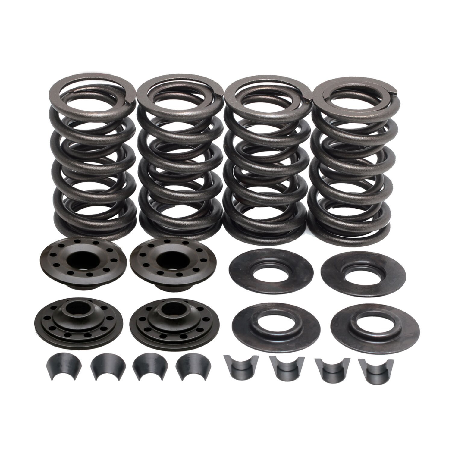 KPMI, valve spring kit. .600" lift. Steel top collars