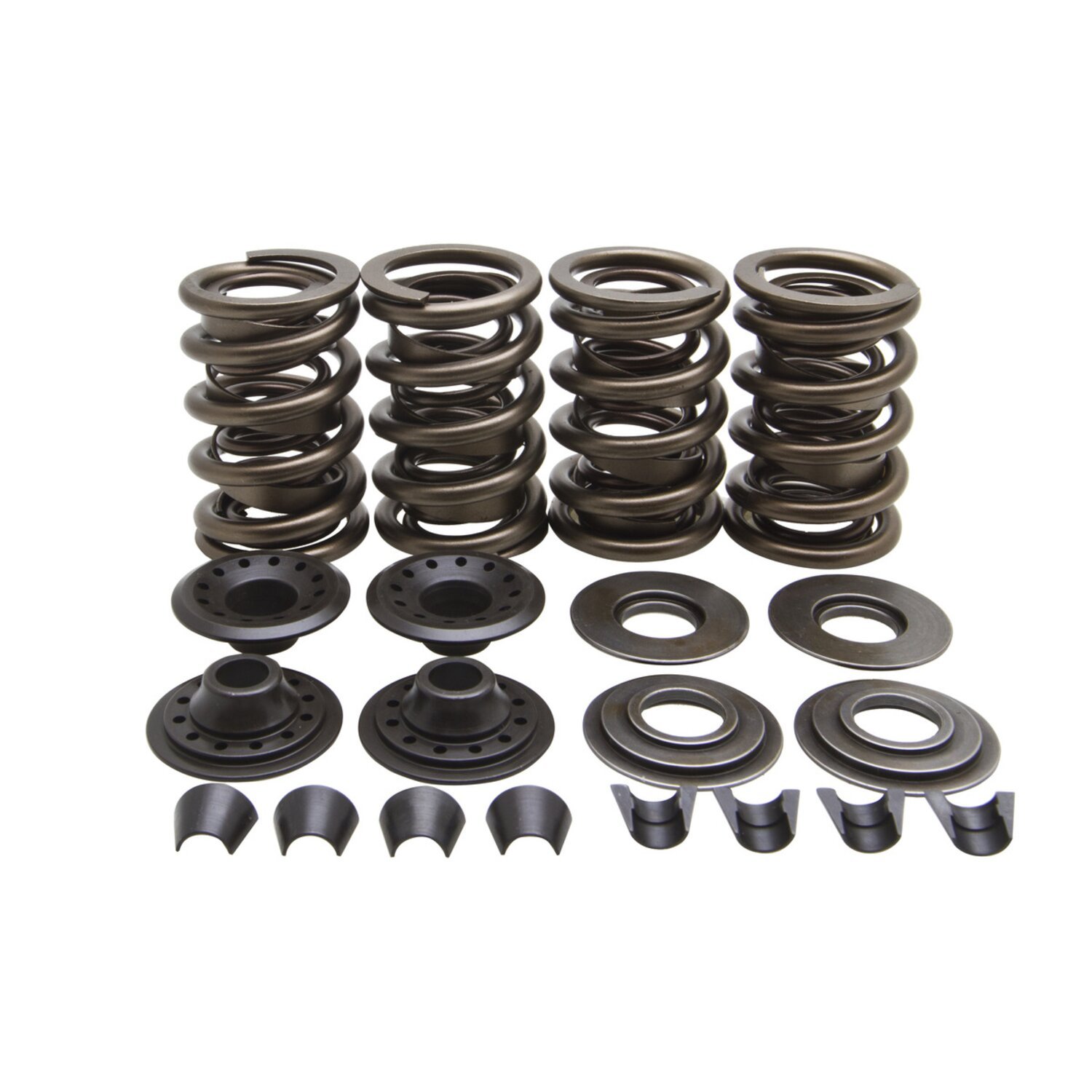 KPMI, valve spring kit. .655" lift. Steel top collars
