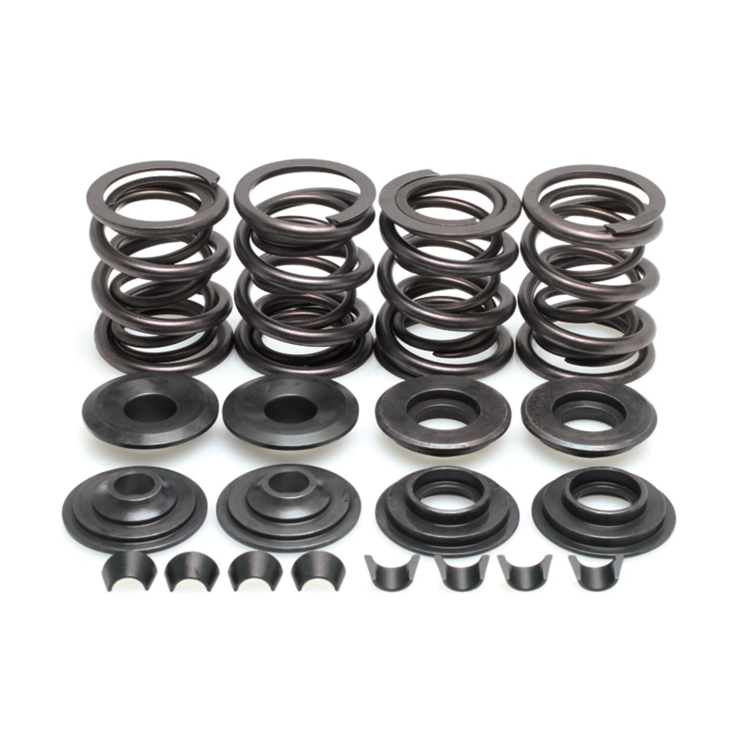 KPMI, valve spring kit. .600" lift. Steel top collars