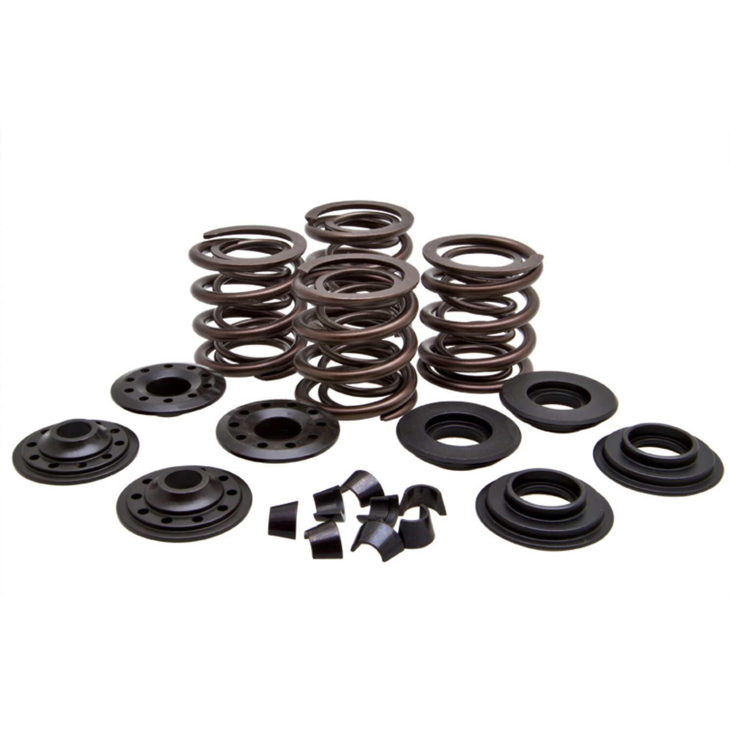 KPMI, valve spring kit. .415" lift. Steel top collars