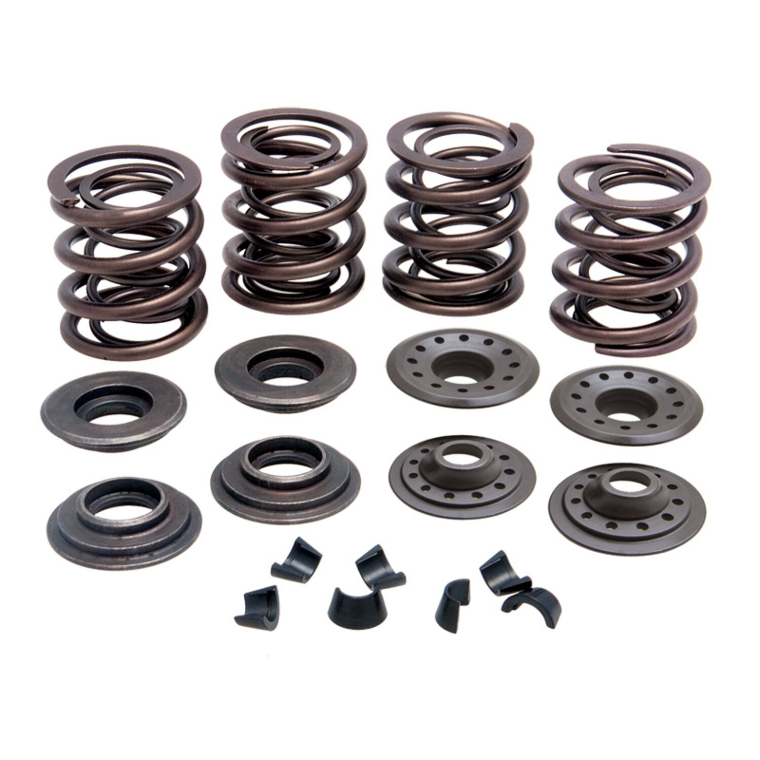KPMI, valve spring kit. .415" lift. Steel top collars
