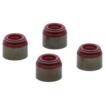 Viton heat resistant rubber. Kibblewhite Precision Machining valve guide seals are compatible with OEM style valve guides. No machining required.