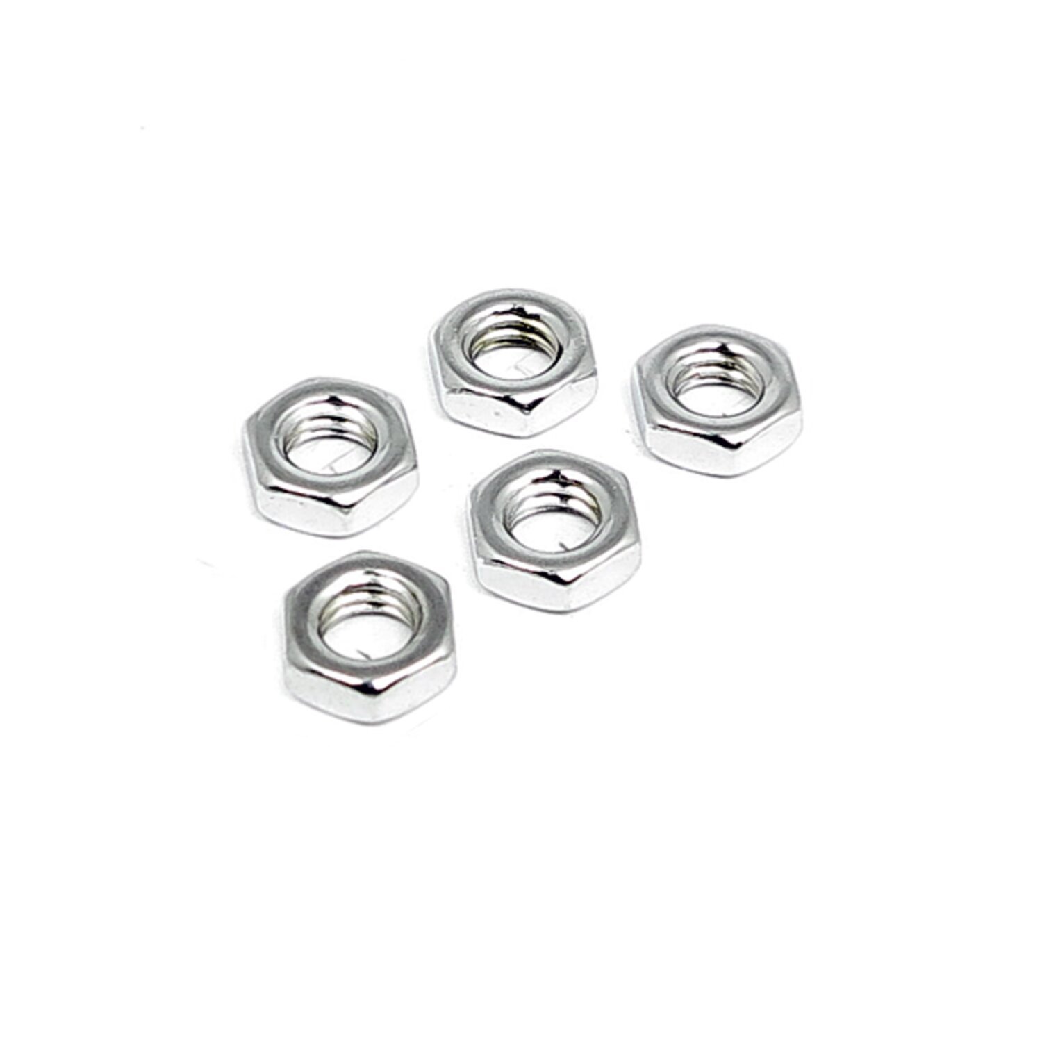 7/16-14 jam nut chrome - 25 pack
