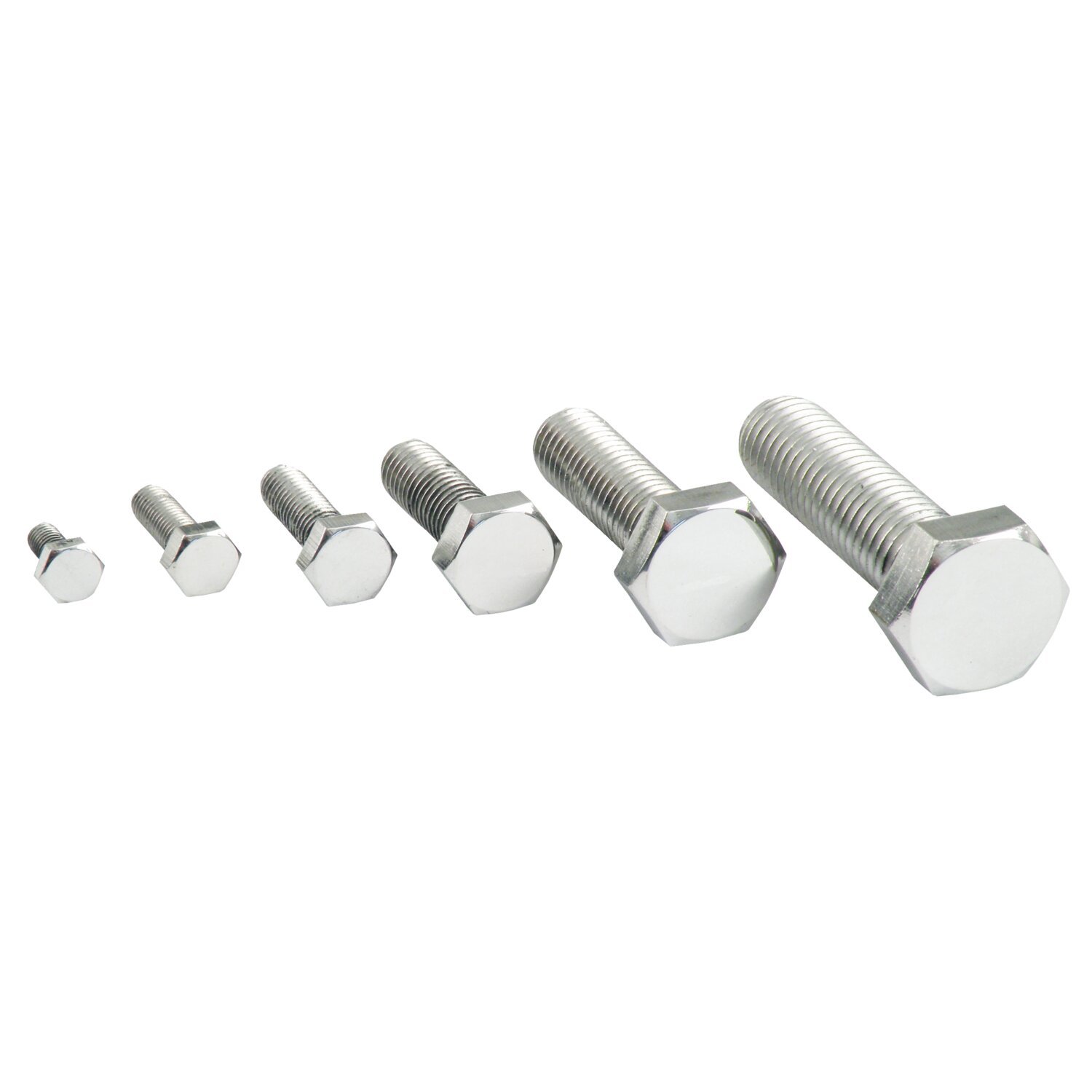 M12 x 45mm hex bolt, pol. stainless, Polished
