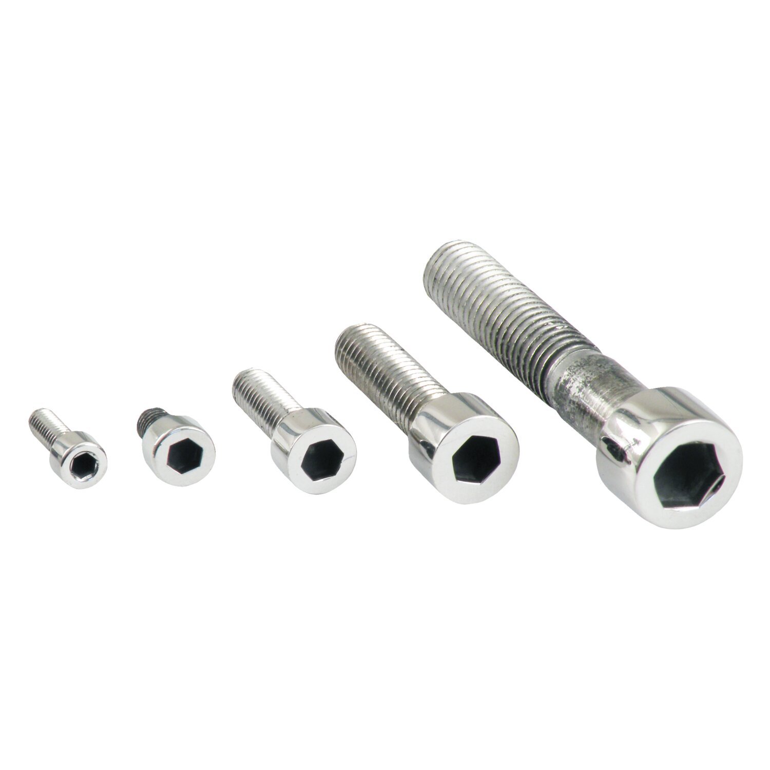 M10 x 55mm allen bolt, pol. stainless, Polished