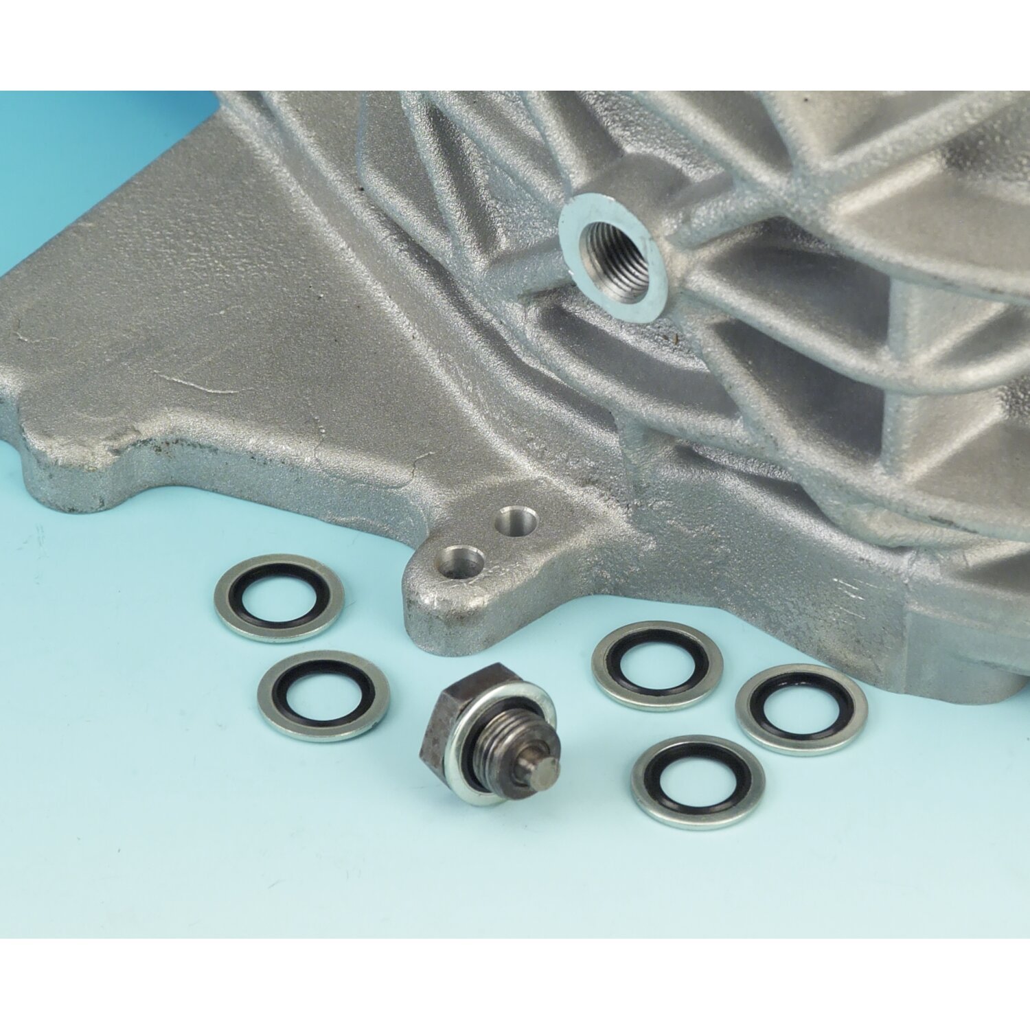James, drain plug seal washer. Bonded