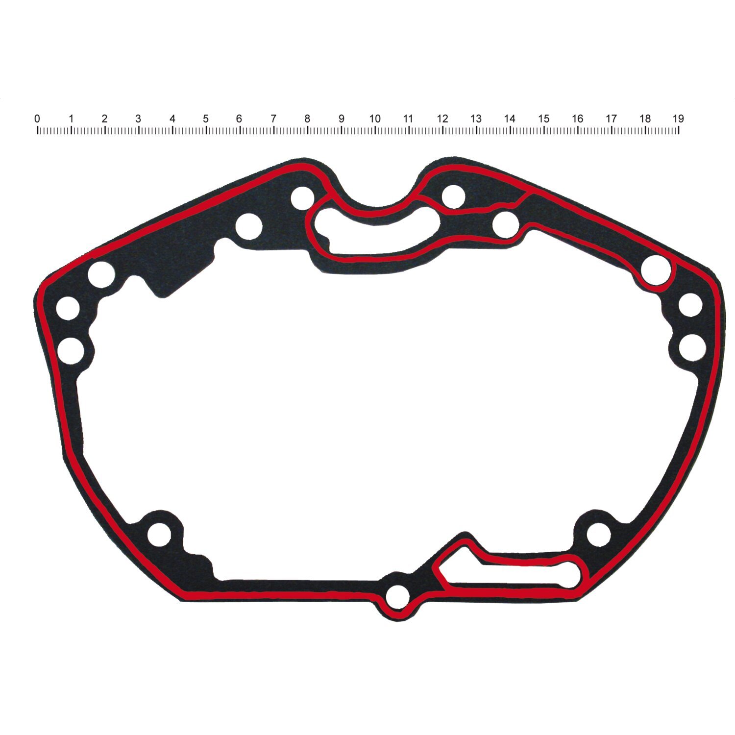 James, cam cover gasket. .031" paper/silicone