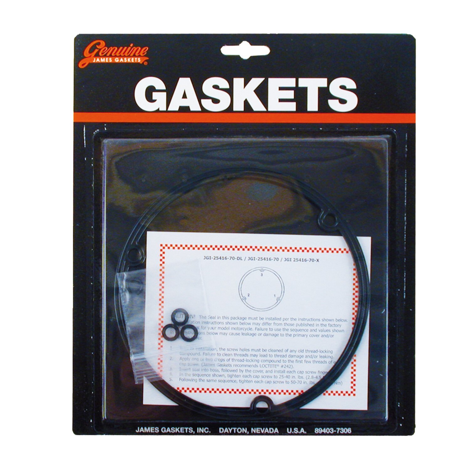 James Gaskets, derby cover seal kit. RCM