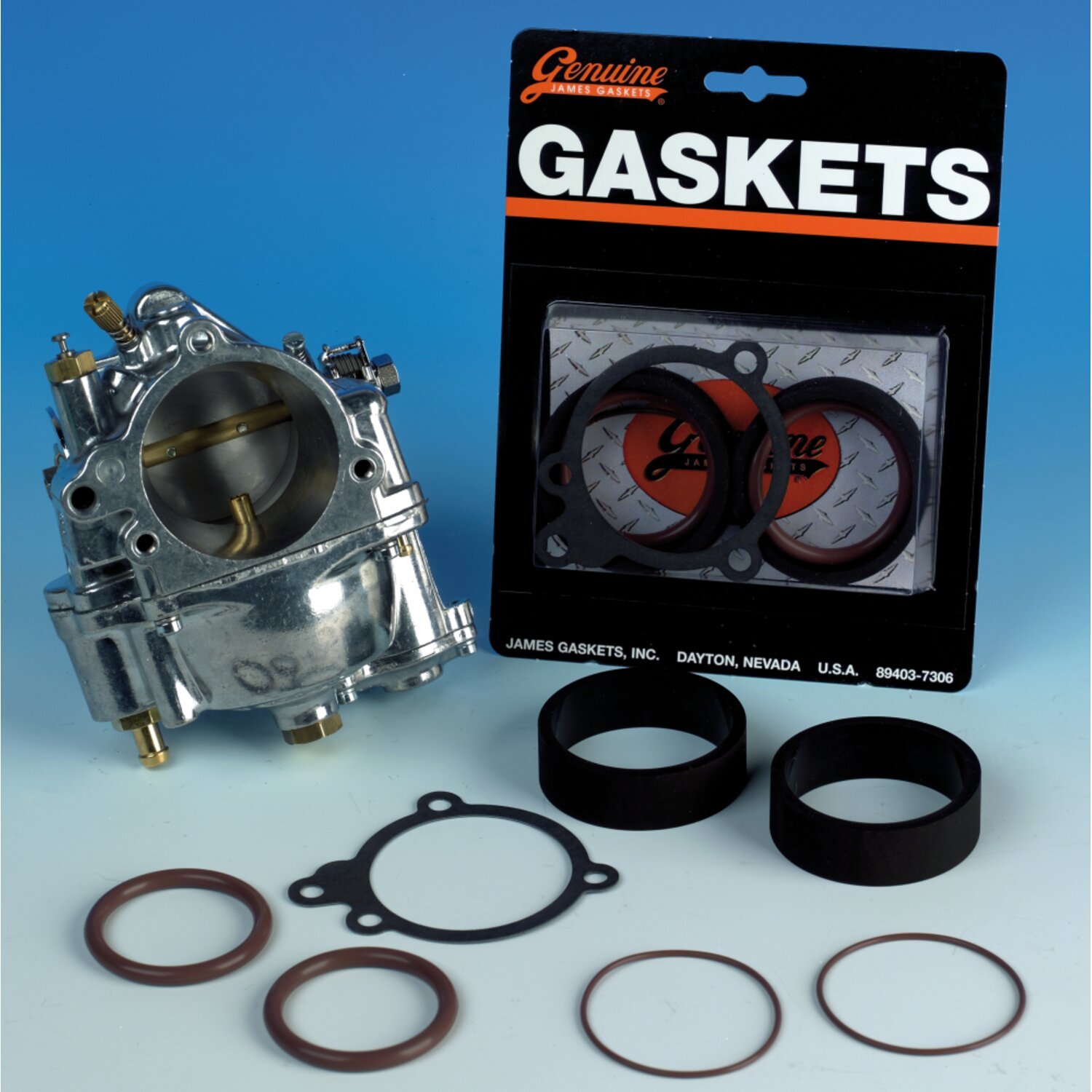 James, manifold gasket & seal kit for S&S E/G carb