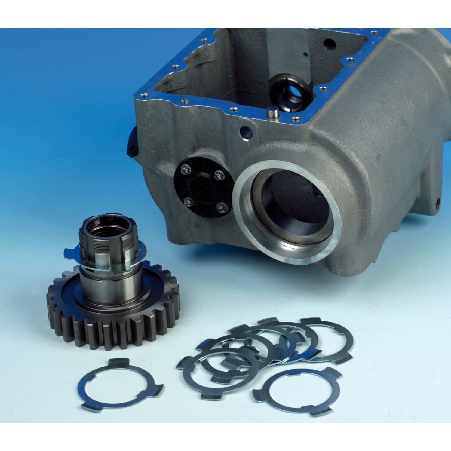 James lock tab washer, transmission sprocket nut