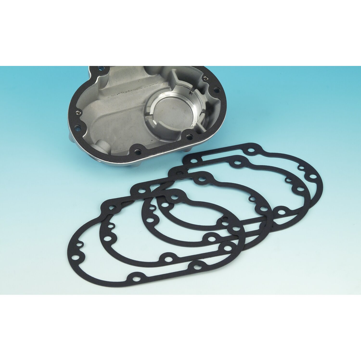 James, gasket transmission end cover. Foamet