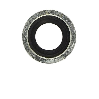 Bonded steel washer (washer with internal rubber). Dimensions: .051" OD x .026" ID. 
OEM replacement reference 45406-75.