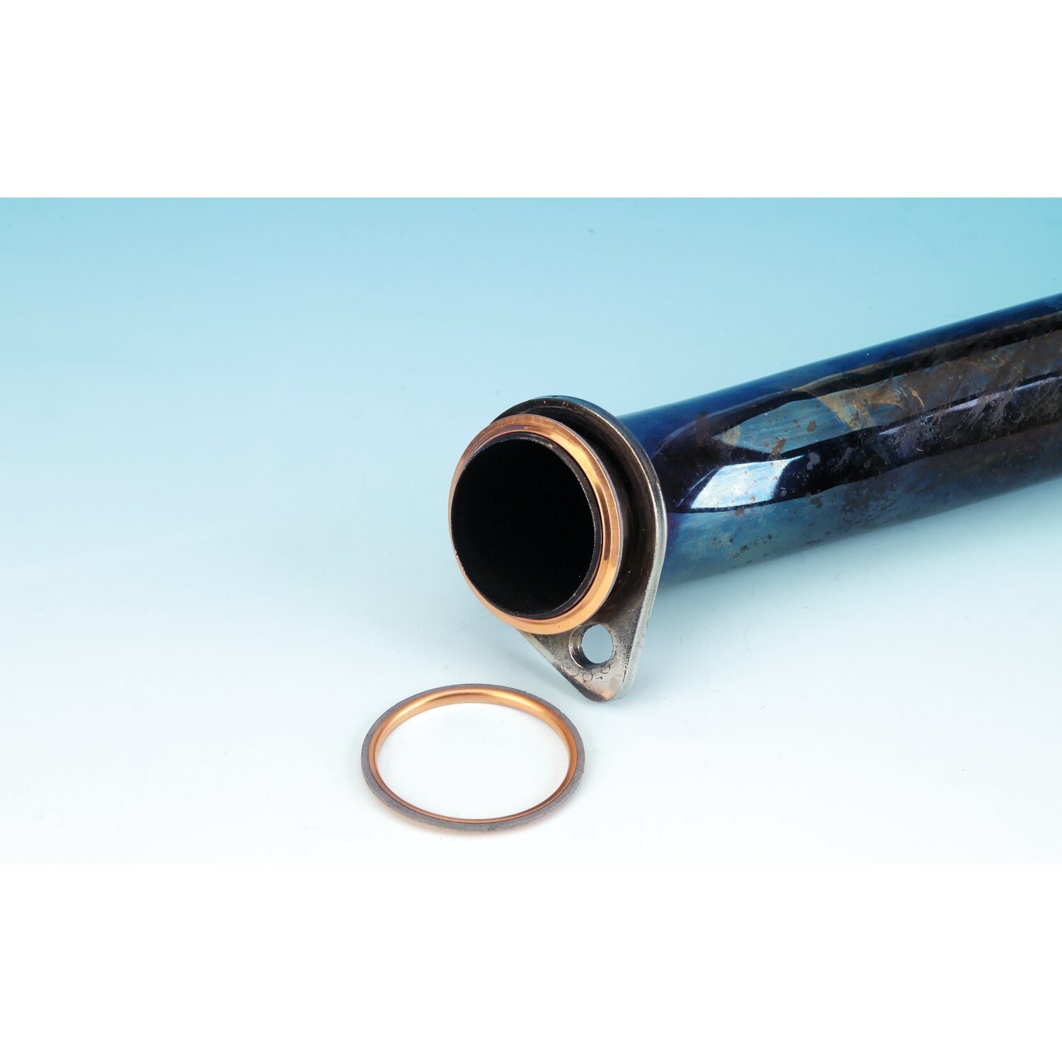 James, round copper exhaust gasket set (pr, storm grey black tracker Bronze