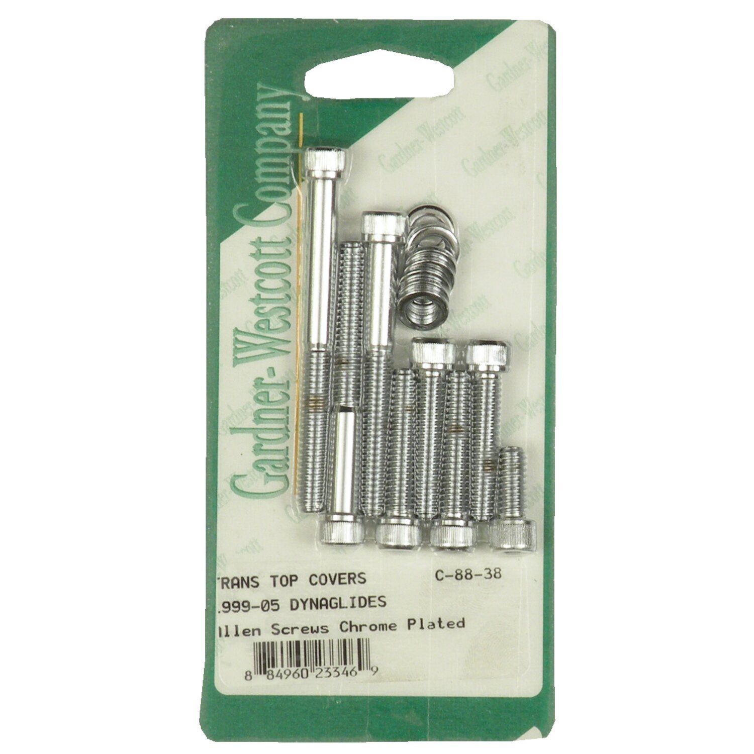 GW, transmission top cover mount kit. Allen, Chrome