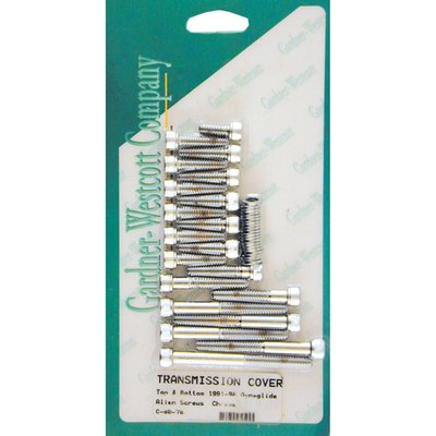 Chrome.
Includes oil filler spout cover and speedo sensor mount bolts.