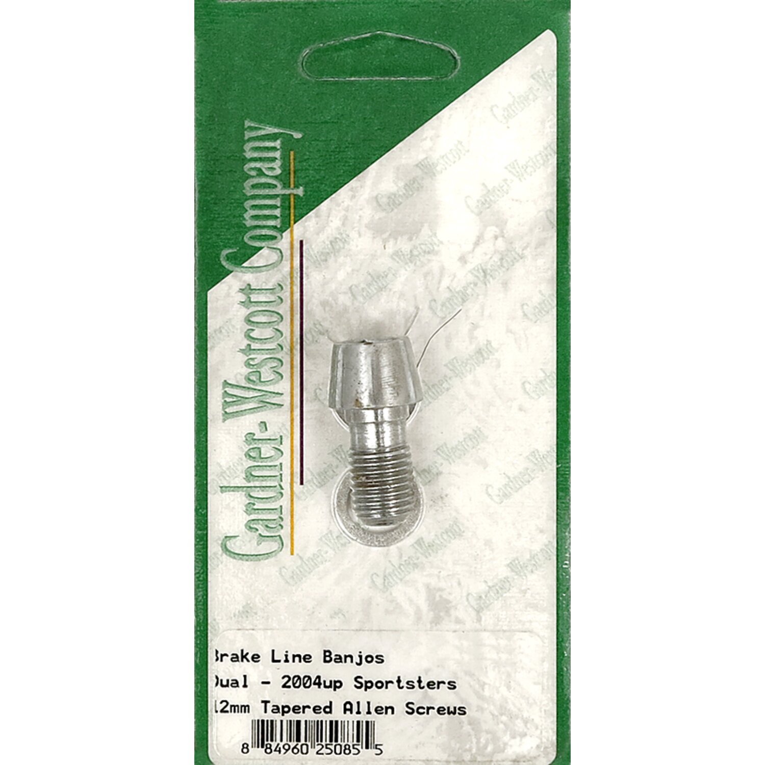 Brake banjo bolt tapered allenhead M12x1.50, Chrome