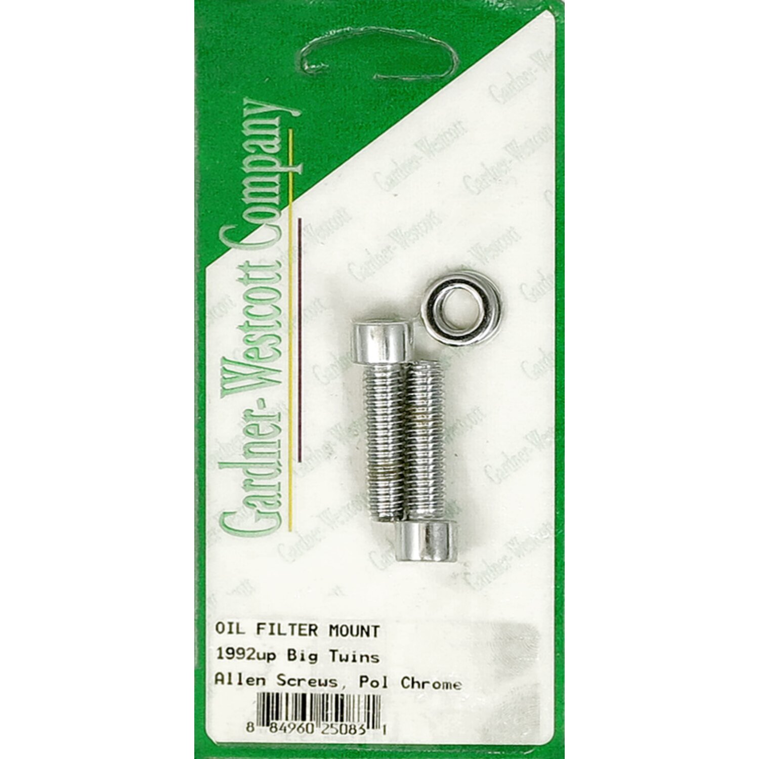 Oil filter mount kit, Polished