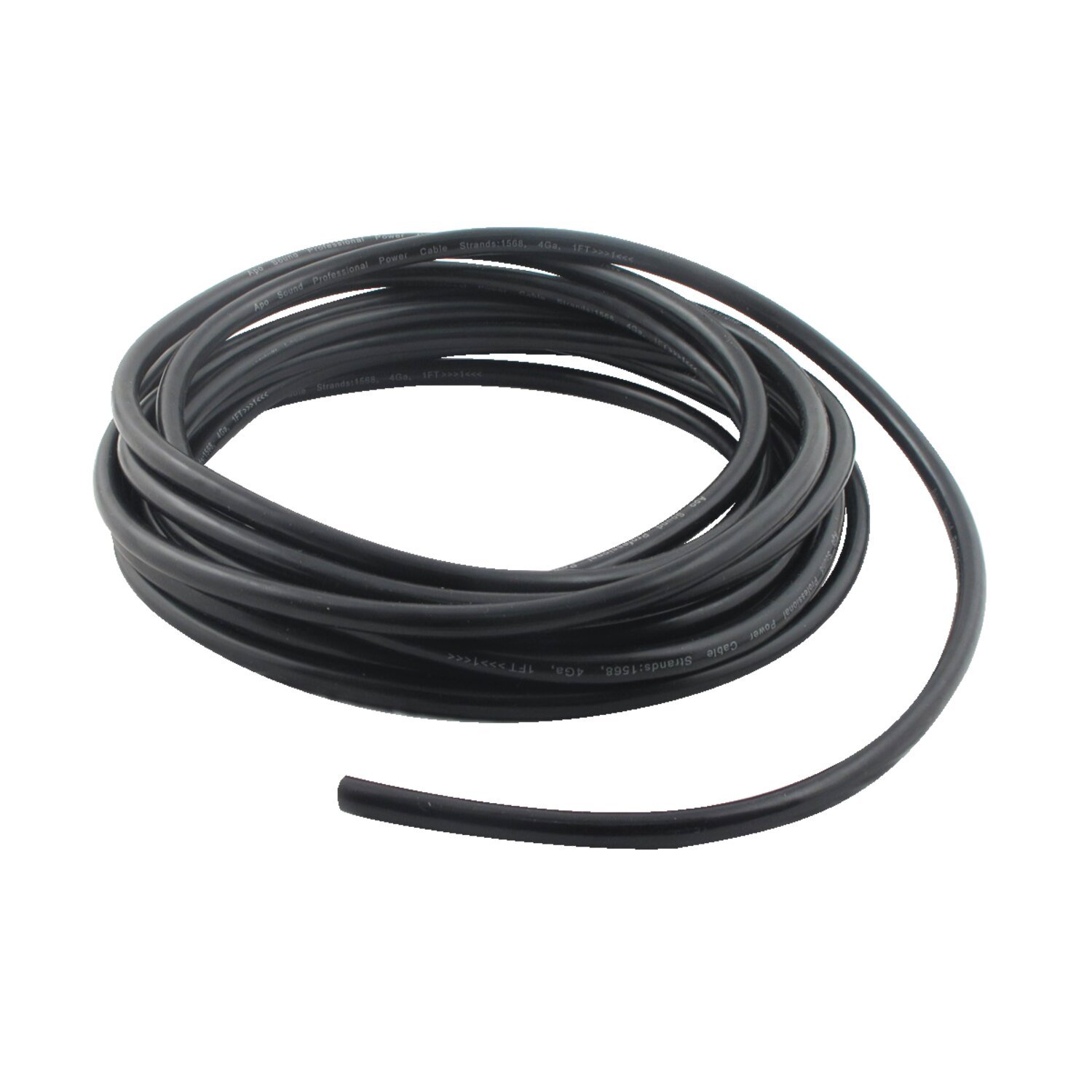 All Balls, 25 foot battery cable, Black