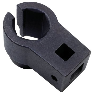 Dual drive. 3/8" for use with rachet for installing & removing and 1/2" for use with a breaker bar for loosening stuck sensors