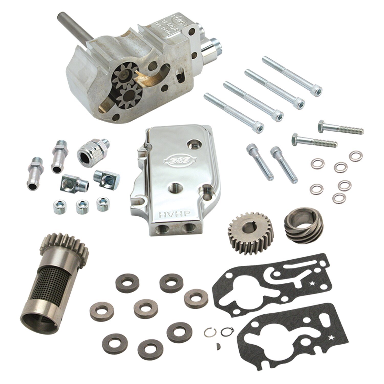 S&S, HVHP oil pump kit with gears. Standard cover