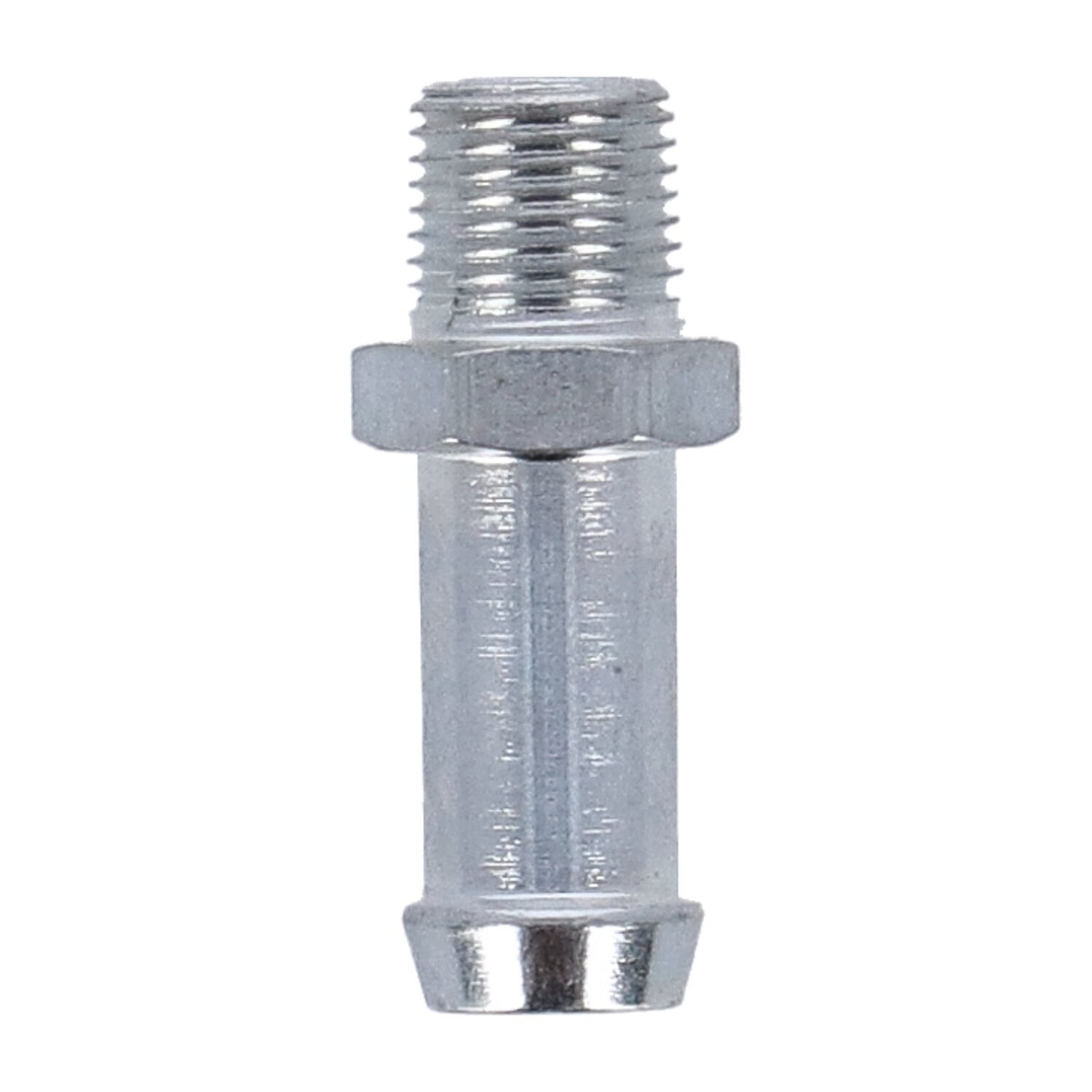 S&S, oil line fitting, straight. Zinc