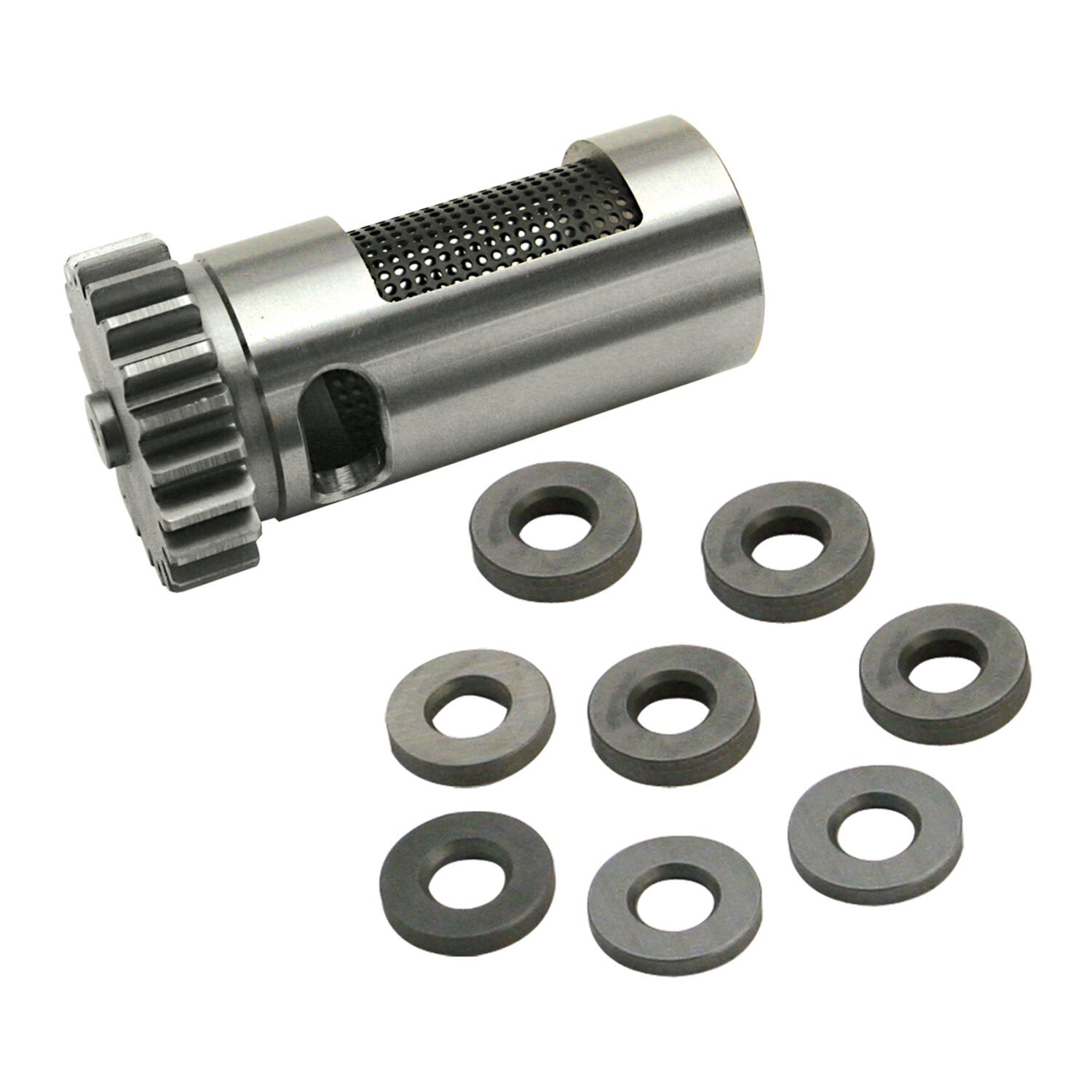 S&S, steel breather valve & spacer set. STD