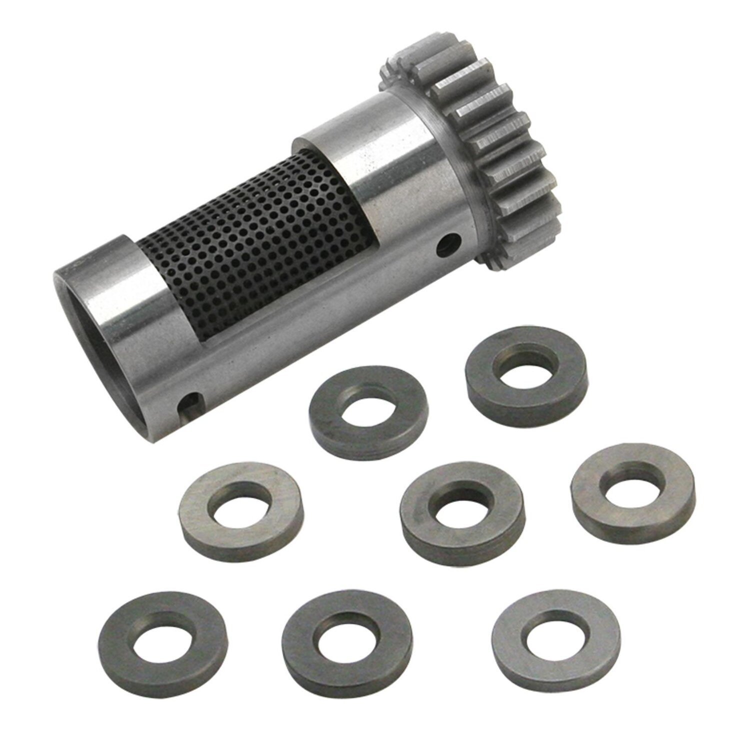 S&S, steel breather valve & spacer set. STD.