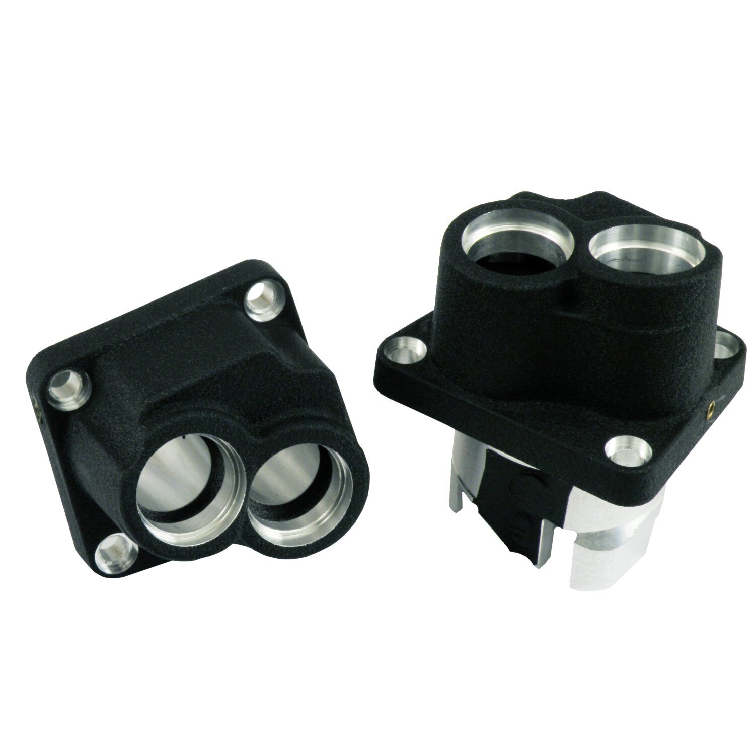 S&S, 84-99 cast tappet block set front/rear, Black