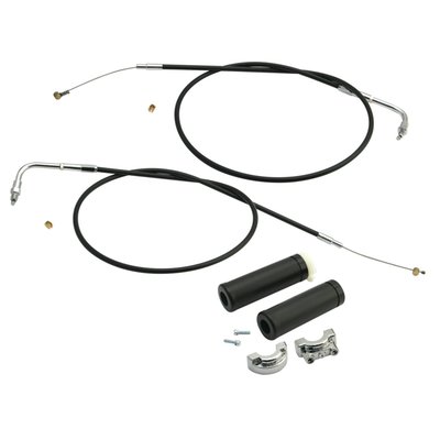 Note: E&G carburetors must be equipped with the short style (MCS 977874) S&S throttle cable bracket. If required the bracket must be ordered separately.