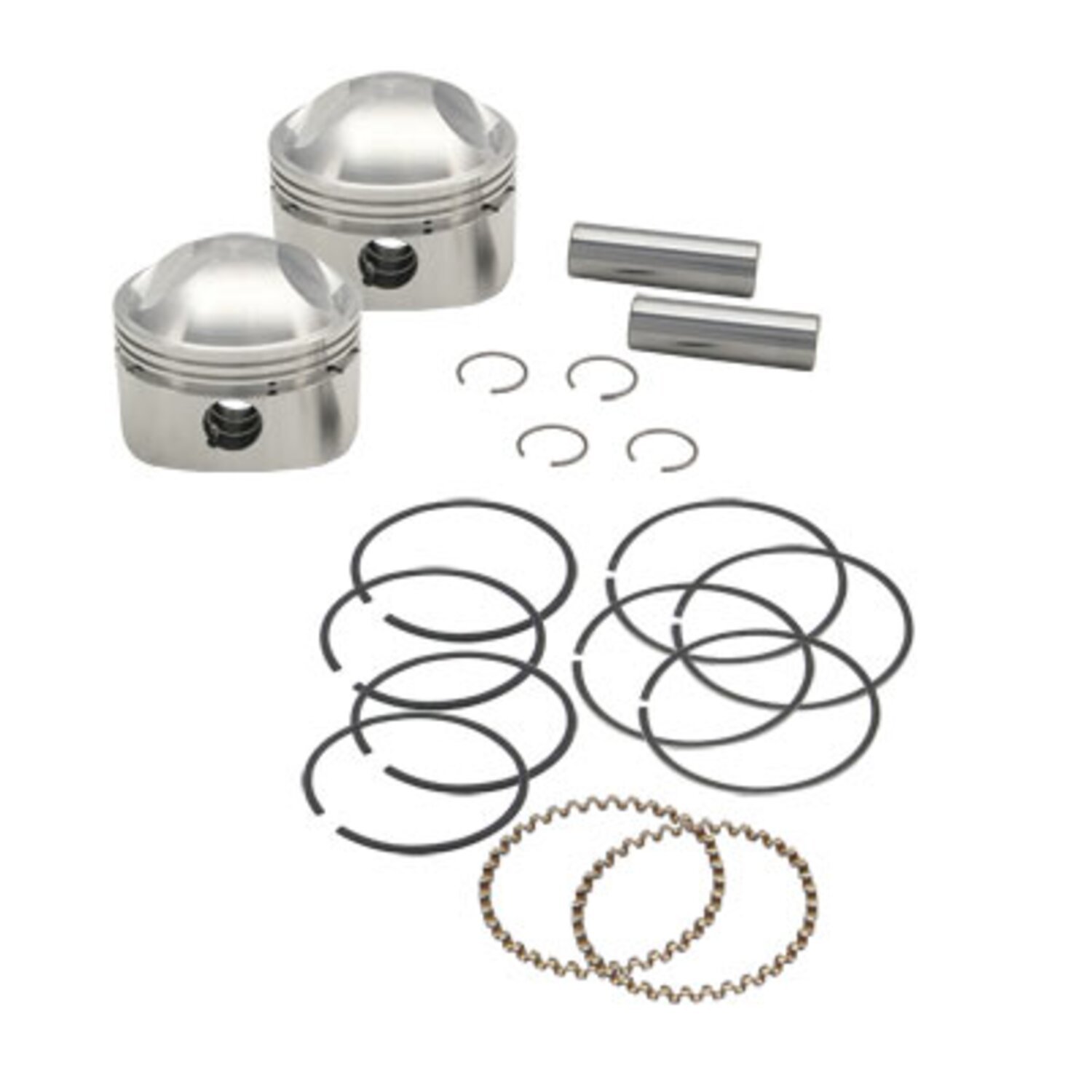 S&S, 3-7/16" forged stroker piston kit. +.060"