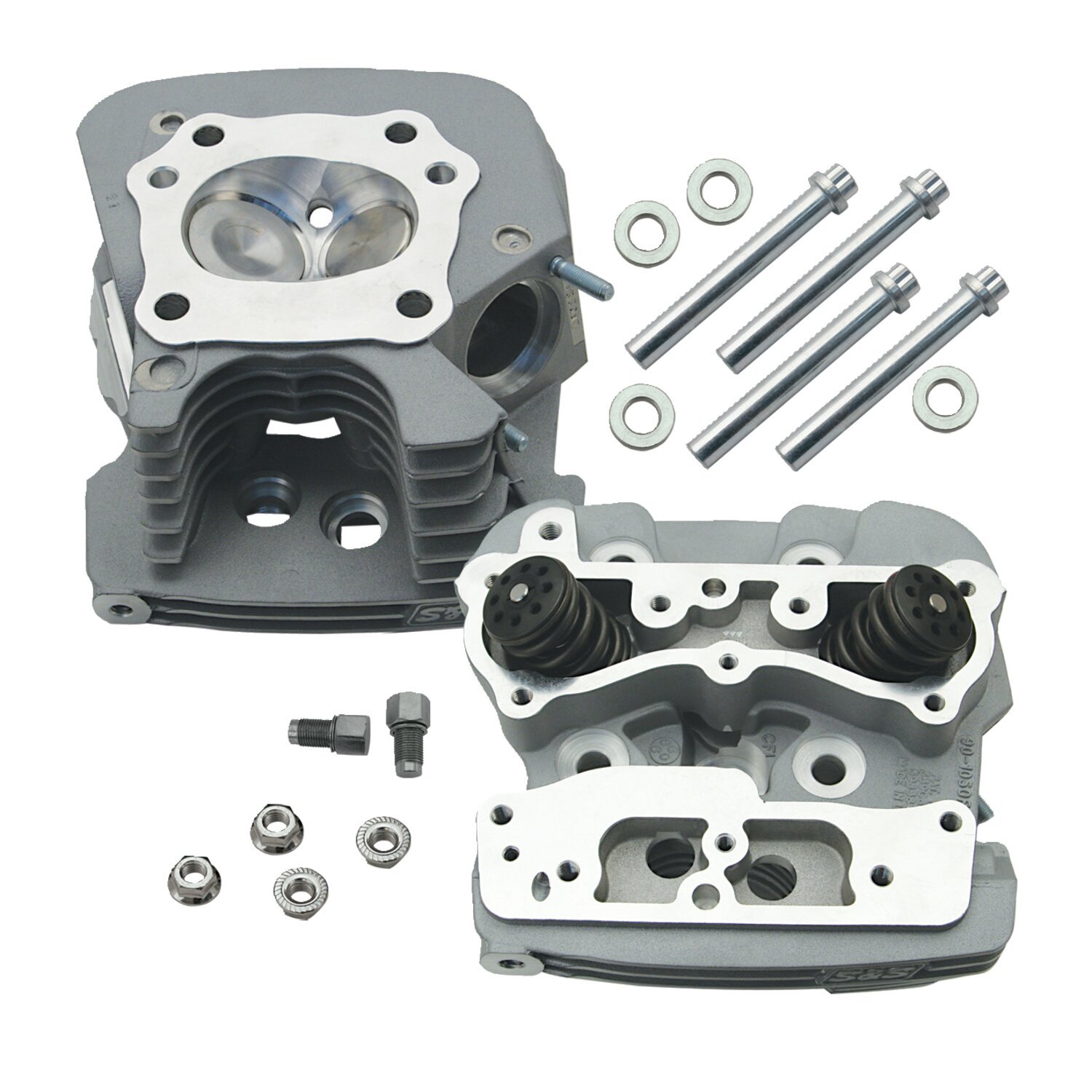 S&S, SuperStock cylinder head kit, Silver