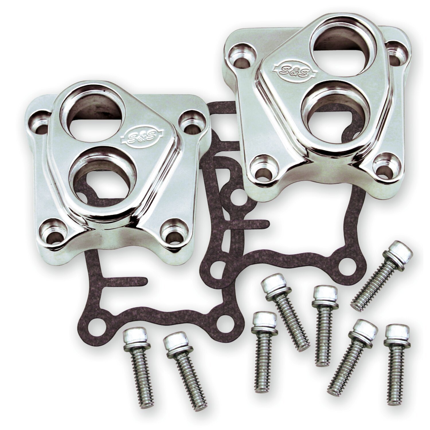 S&S, Twin Cam tappet cover set, Chrome