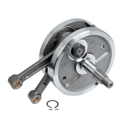 4-5/8" stroke with 8-1/2" diameter flywheels. Stock replacement for S&S engines with carburetor. No hassle in rebuilding or getting the right parts, it's all here in one package. These are exactly set-up like the flywheels used in current S&S production engines.