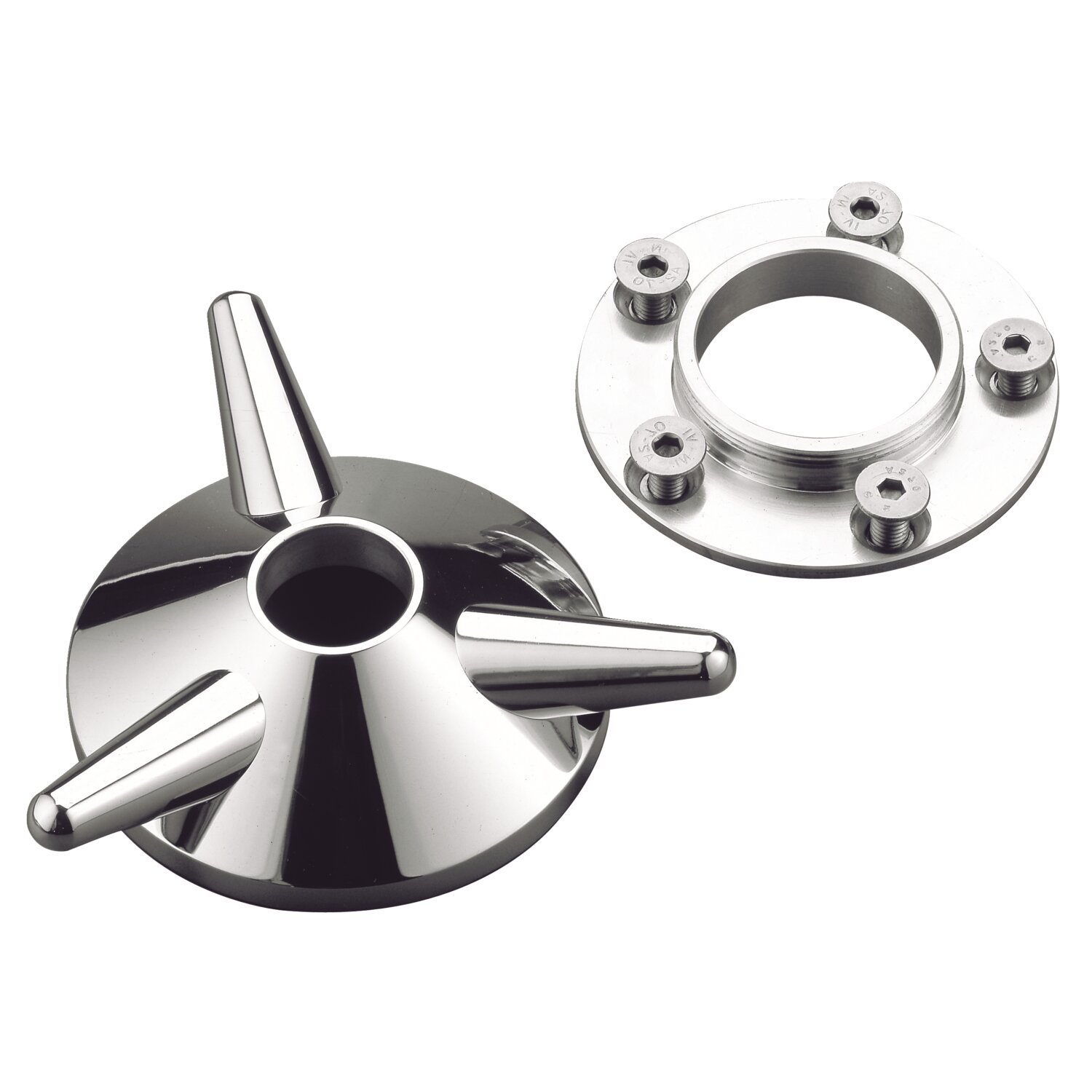 Kustom Tech, spinner wheel hub cover. Aluminum